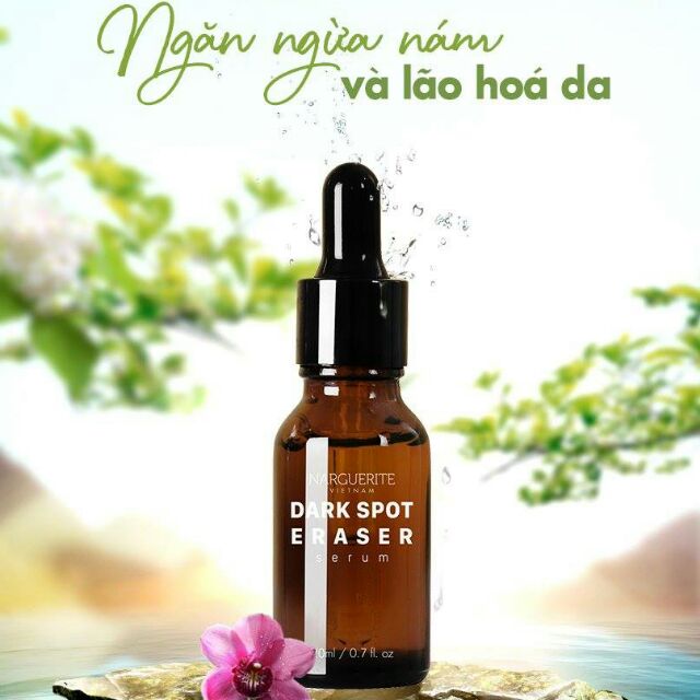 SERUM GIẢM NÁM, TÀN NHANG, NGĂN NGỪA LÃO HÓA DARK SPOT ERASER NARGUERITE (20ml)