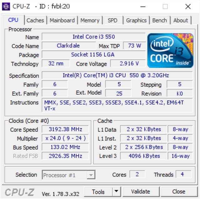 -Vi xử lý Core2”Quad Q9650>Q8400>Q8200>Q6600>i3 540>i5 760>i7 870>i3 3220>i5 2320>i3 4160>G1840