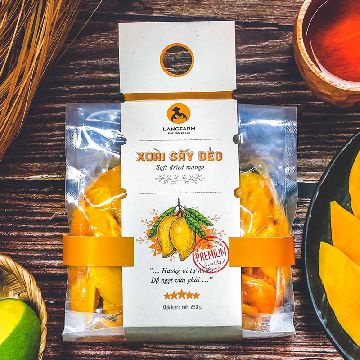 Xoài Sấy Dẻo Langfarm Mẫu Mawashi Bịch 650G