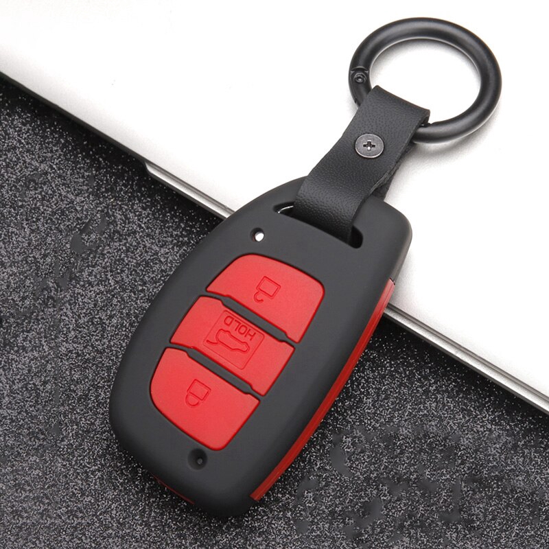 Hyundai Car Key Cover ABS Silicone Car Key Case Cover For Hyundai Tucson ix25 Creta ix35 i20 i30 HB20 Elantra Verna Mistra