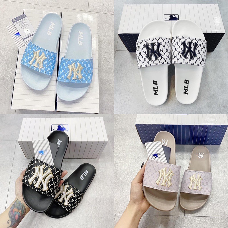 TẶNG HỘP Dép ny Nam Nữ Caro HOT Unisex Freeship