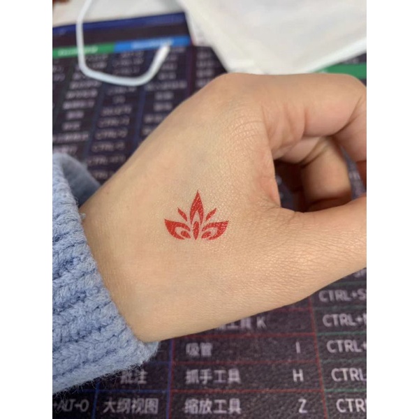 Combo 1_5 tấm to 16-25 hình chu sa dán trán Bỉ Ngạn Hoa và các loại