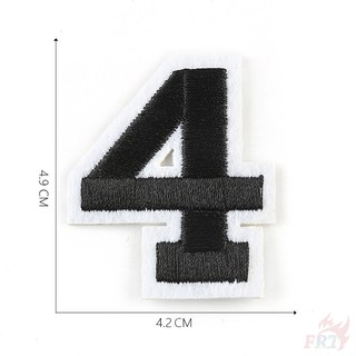 Miếng vá ủi thêu số- sticker ủi thêu- patch ủi là