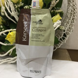 [Rẻ Vô Địch] Kem Hấp Ủ Xả Phục Hồi Tóc Collagen Karseell Maca Chính Hãng