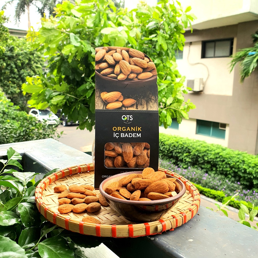 HẠNH NHÂN hữu cơ OTS Organik 200g/100g - Date: 31/8/2024 - Nhà Hữu Cơ