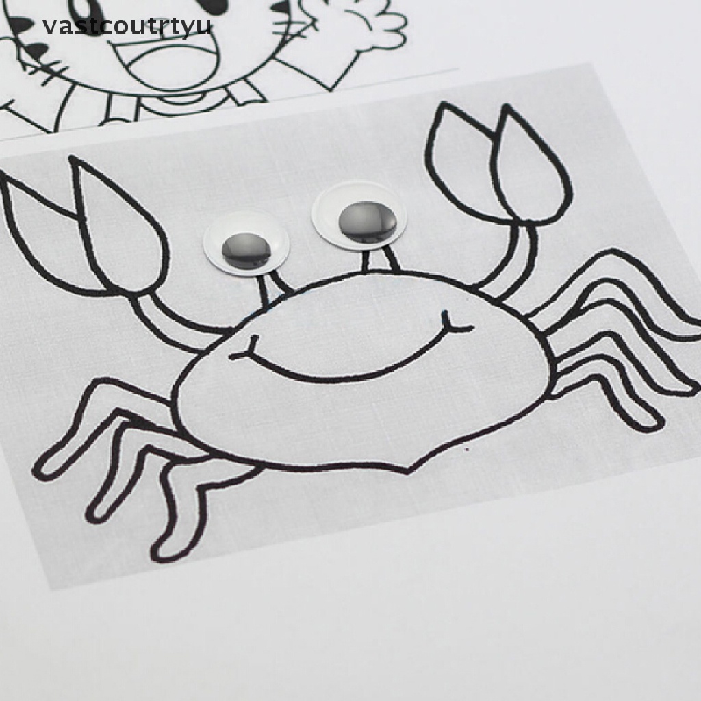 Vas 100Pcs/ 500pcs Wiggly Googly Eyes Self-adhesive DIY Scrapbooking Crafts n