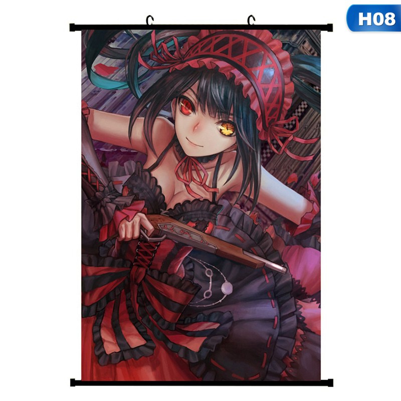 Tranh treo poster hoạt hình anime Nhật Bản Date A Live Kurumi