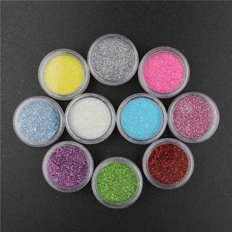 Bột Mica Lấp Lánh Trang Trí Móng 34 Màu Sắc