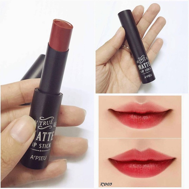 Son thỏi Apieu true matte - RD03 