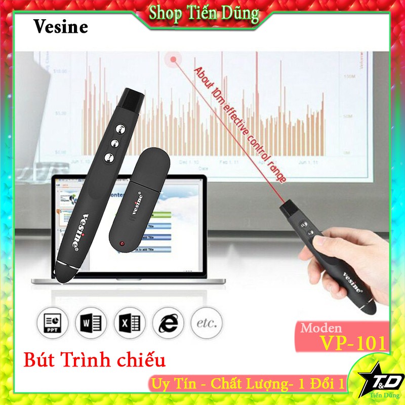 Bút trình chiếu Silde Vesine VP101