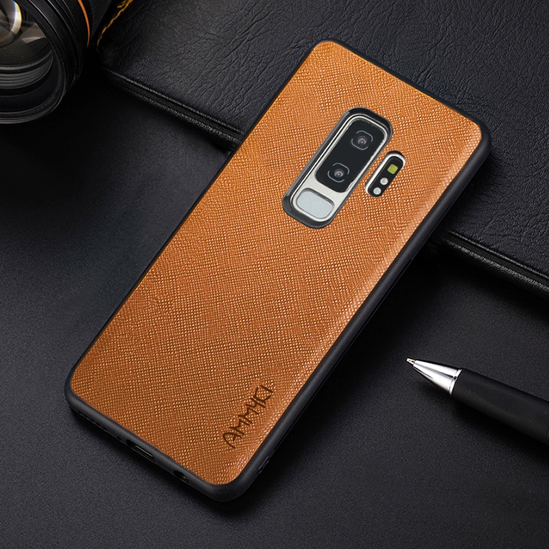 Ốp Lưng Chất Liệu TPU Phối Da Cho Samsung Galaxy S8 S9 Plus Samsung Galaxy S8 S9 Plus Note 9 10 2022