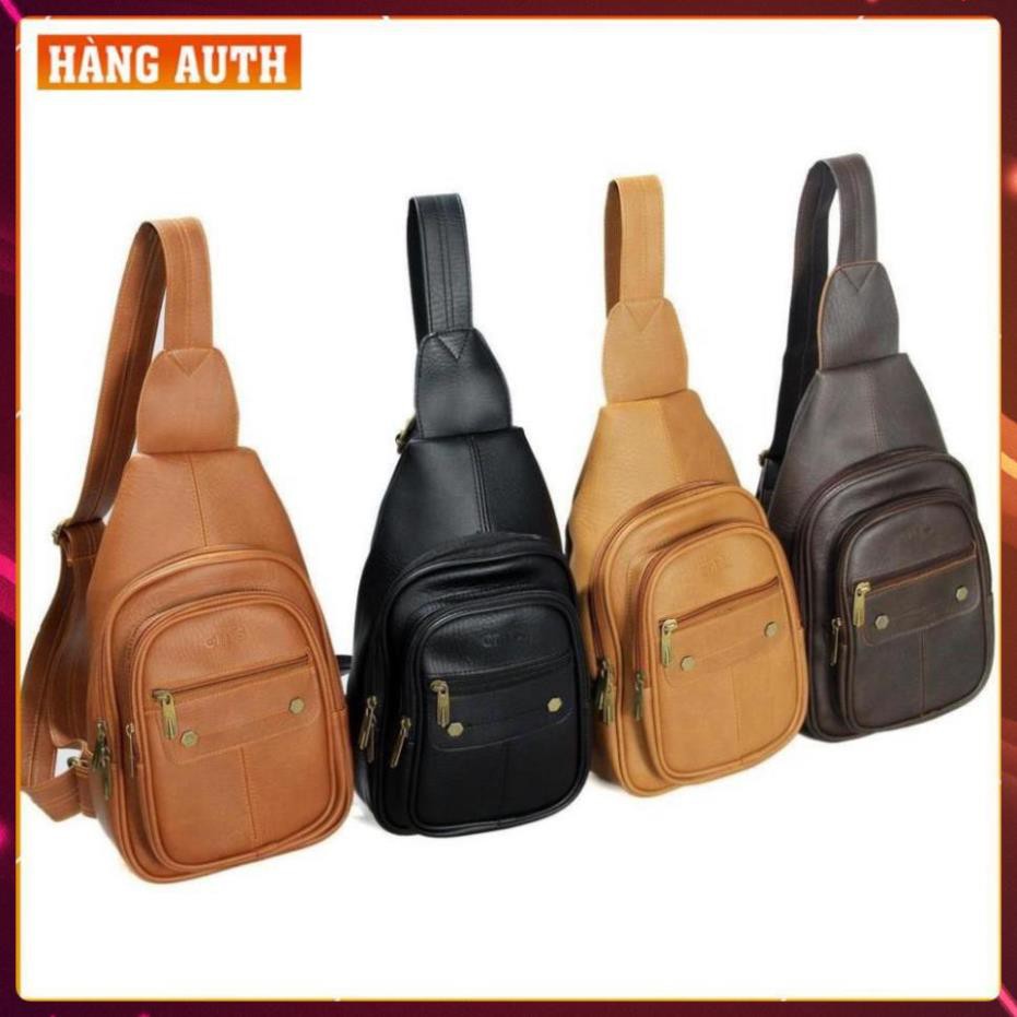 Túi da đeo chéo CNT unisex MQ11 nhiều màu phong cách hàn quốc