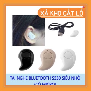 Xả kho -  Tai nghe bluetooth S530 nhét tai V4.1 ear-pod siêu nhỏ có nghe nhạc