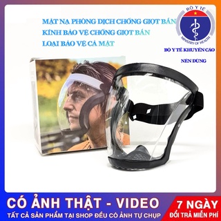 Kính Chống Giọt Bắn Viền Đen – Kính Chống Dịch – Mặt Nạ chống giọt bắn