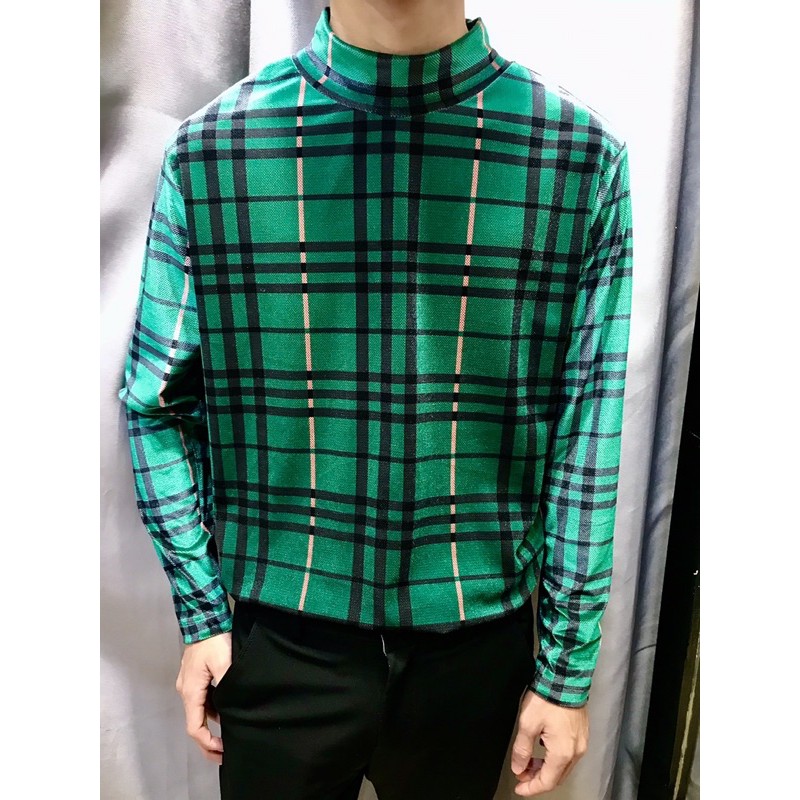 Áo thun nam cổ trụ Style thu đông