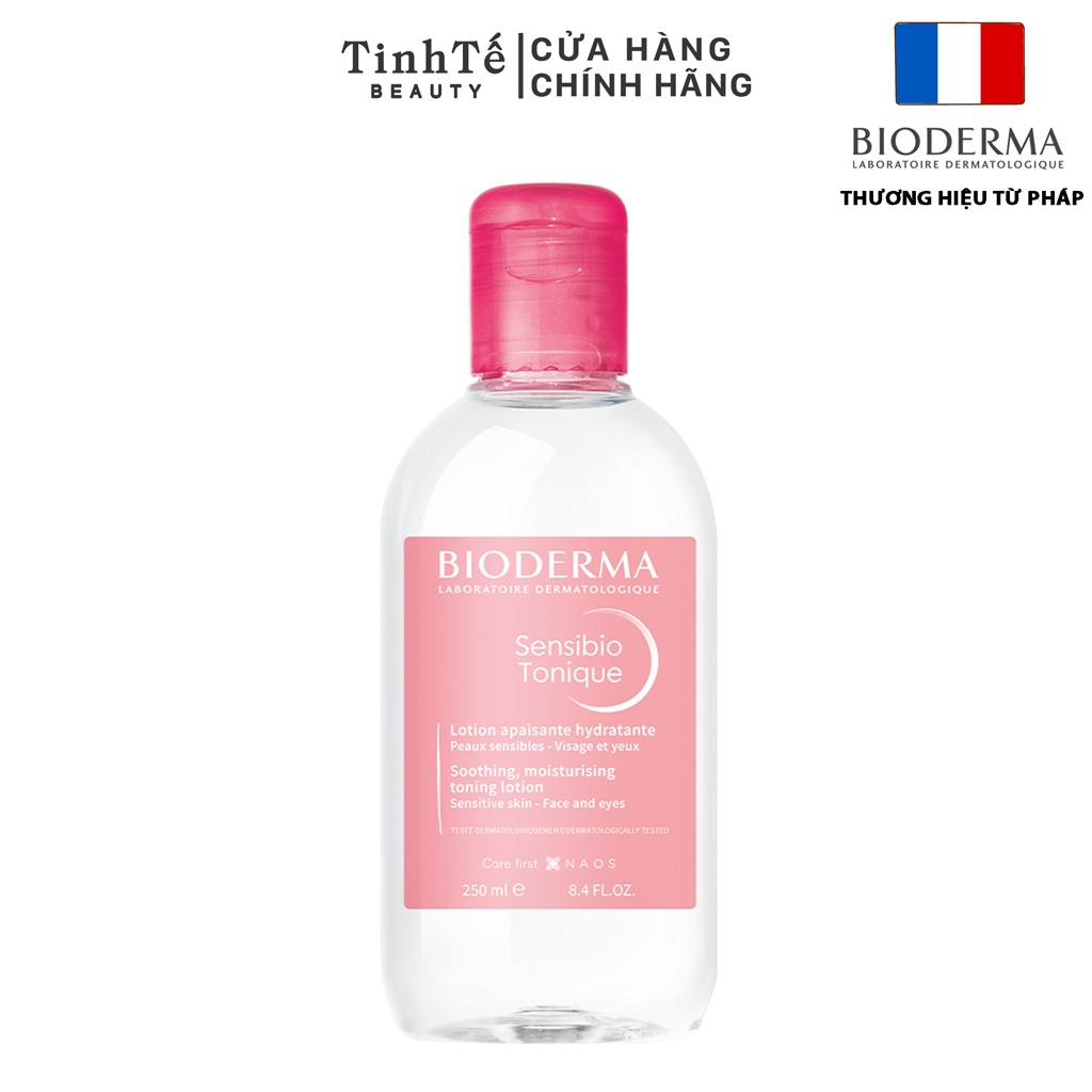 Dung dịch cân bằng dưỡng ẩm và làm dịu da Bioderma Sensibio Tonique 250ml