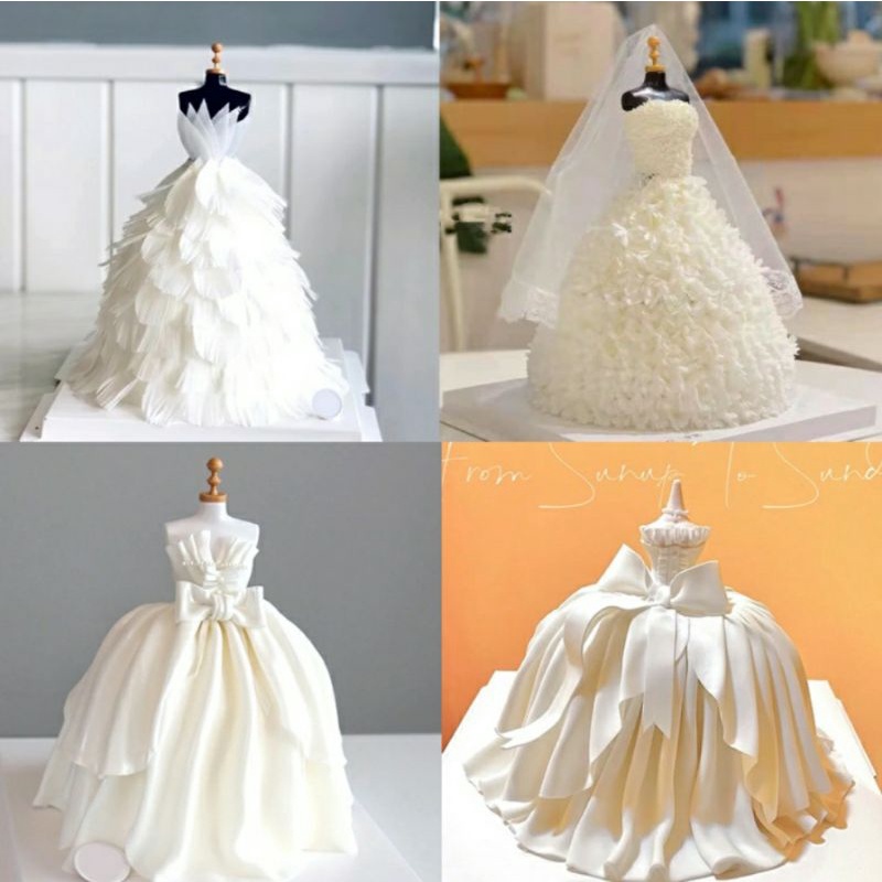 khung dựng hình mẫu bánh váy áo búp bê