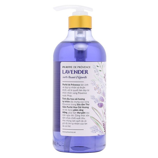 Sữa tắm thư giãn Purité Lavender 850ml