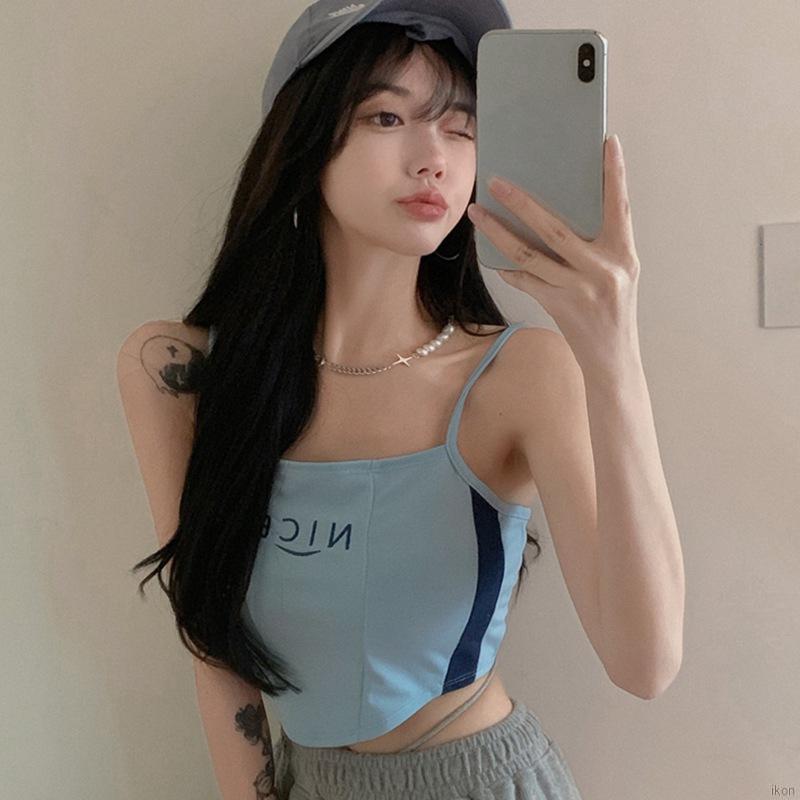 Áo croptop 2 dây thời trang quyến rũ cho nữ