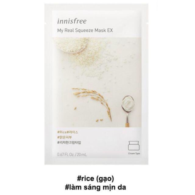 Nạ giấy innisfree đủ vị