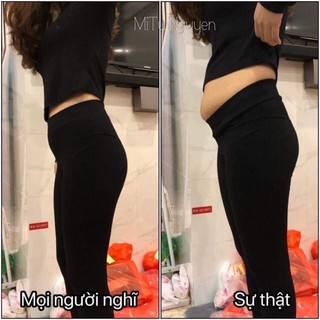 Quần Legging Hàn Cạp Cao