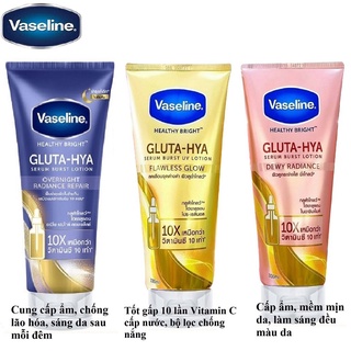 Sữa dưỡng thể vaseline gluta hya serum 10x thái lan 300g