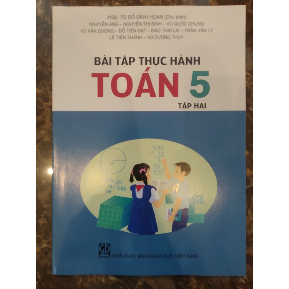 Sách - Combo Bài tập thực hành Toán 5 (Tập 1 + Tập 2)