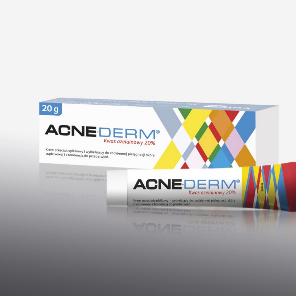 Kem Giảm Mụn Làm Trắng Da Acne-Derm Kwas Axit Azelaic 20 Acnederm 20g