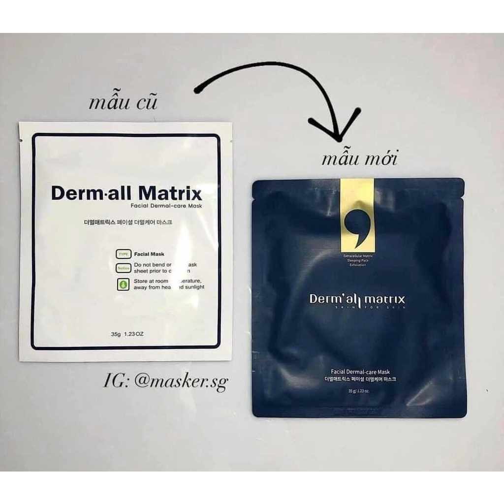 MẶT NẠ DERM ALL MATRIX “mẫu mới” 2021