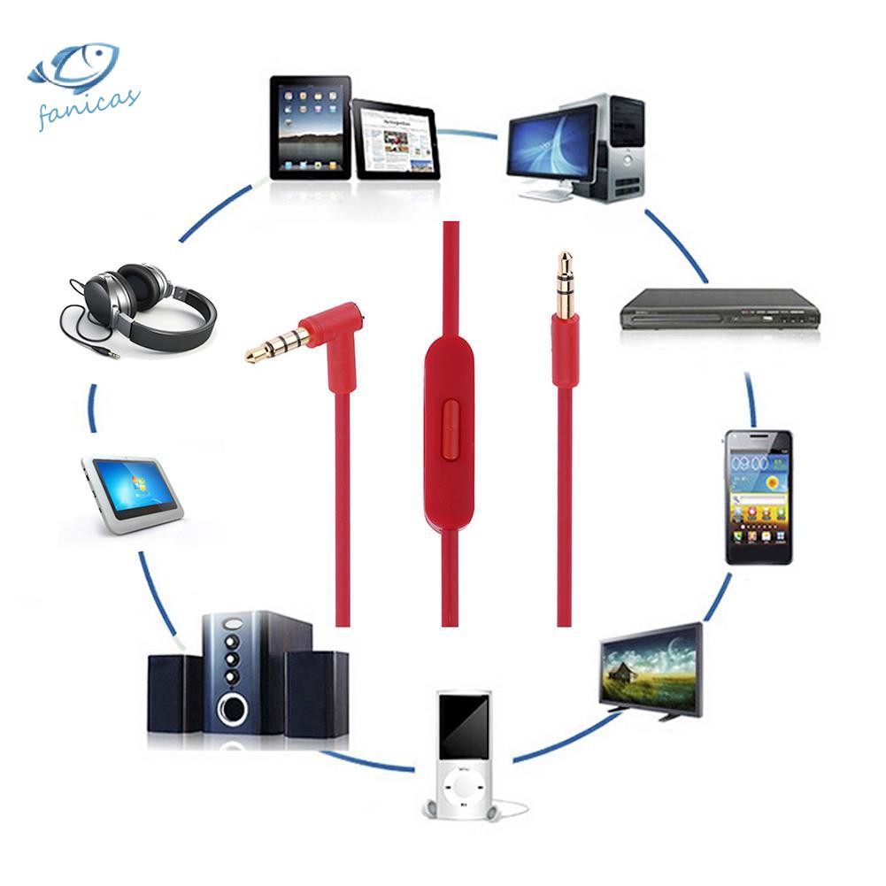 Dây cáp âm thanh jack L 3.5mm thay thế cho Beats Solo Hd Studio Pro