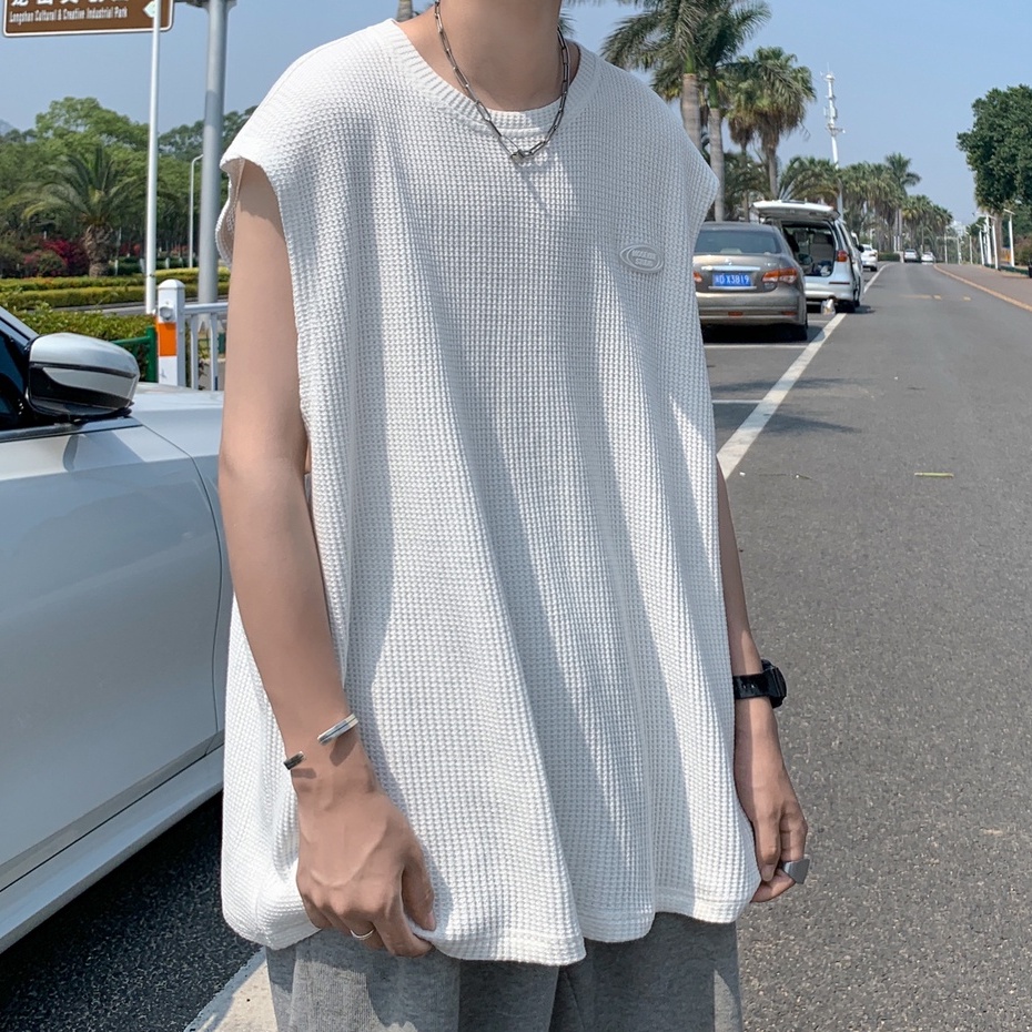 Áo Thun Thể Thao Sát Nách Form Rộng Thời Trang Mùa Hè Cho Nam