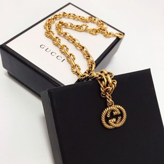 Dây Chuyền Gucci Mạ Vàng Kiểu Dáng Cổ Điển Sang Trọng