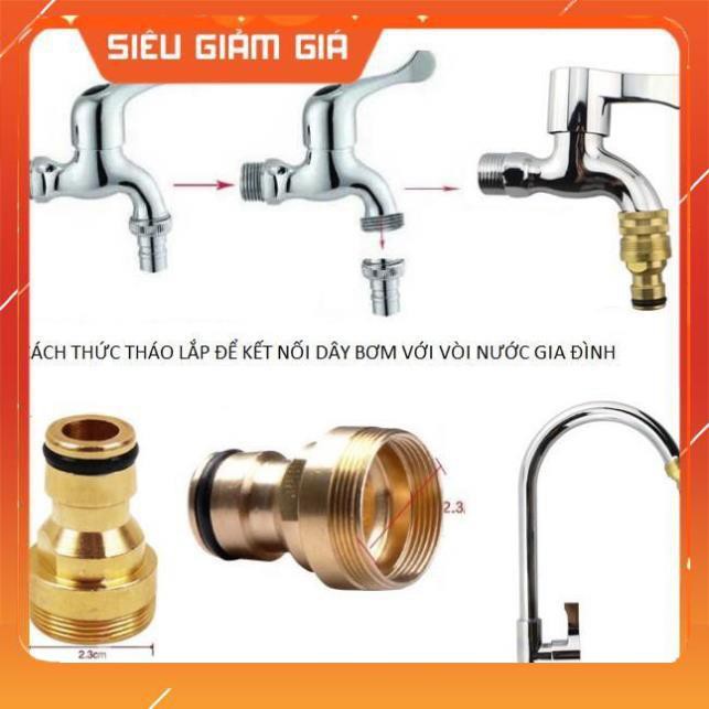 Bộ dây vòi xịt nước rửa xe, tưới cây . tăng áp 3 lần, loại 7m, 10m 206587 cút sập, + tặng đai