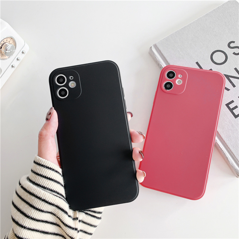 12 Apply to Iphone 7/8/SE Iphone 7p/ 8p Iphone X Iphone Xr Iphone XsMax Iphone 11 Iphone 11Pro Iphone 11ProMax Iphone 12 case cute cartoon Straight Edge Rubik's Cube Frosted TPU Material