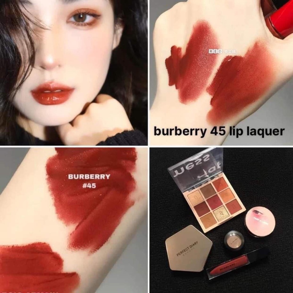 Son BURBERRY KISSES màu 45 Dark russet