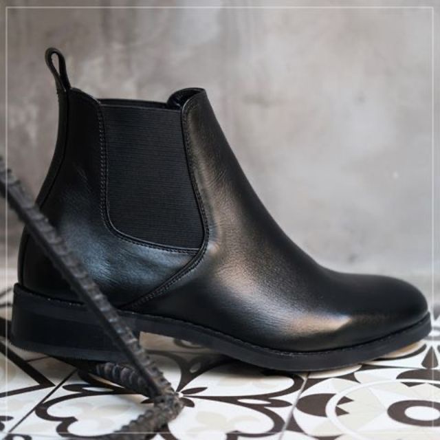 Giày Chelsea Boot nam Giày Bốt Nam Cổ Lửng Đẳng Cấp Định Phong Cách