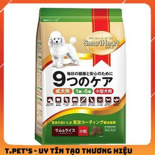 Thức ăn dạng hạt Smartheart Gold gói 1kg - loại cho chó cỡ nhỏ,poodle,fox,.. (Chew Petshop)