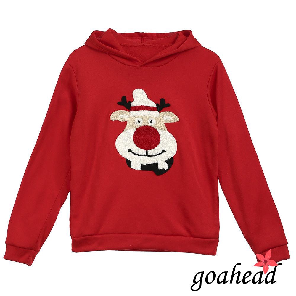 ABH ❤ Áo hoodie nữ dáng ông già Noel nhiều màu sắc