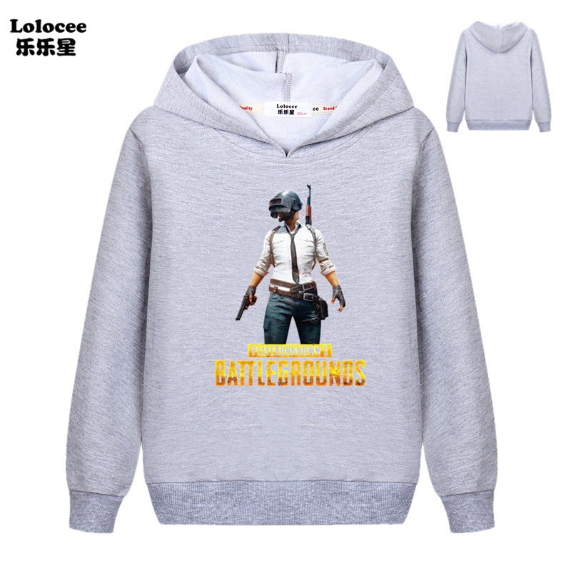WINNER PUBG Áo Khoác Hoodie Chui Cổ Cho Bé Trai