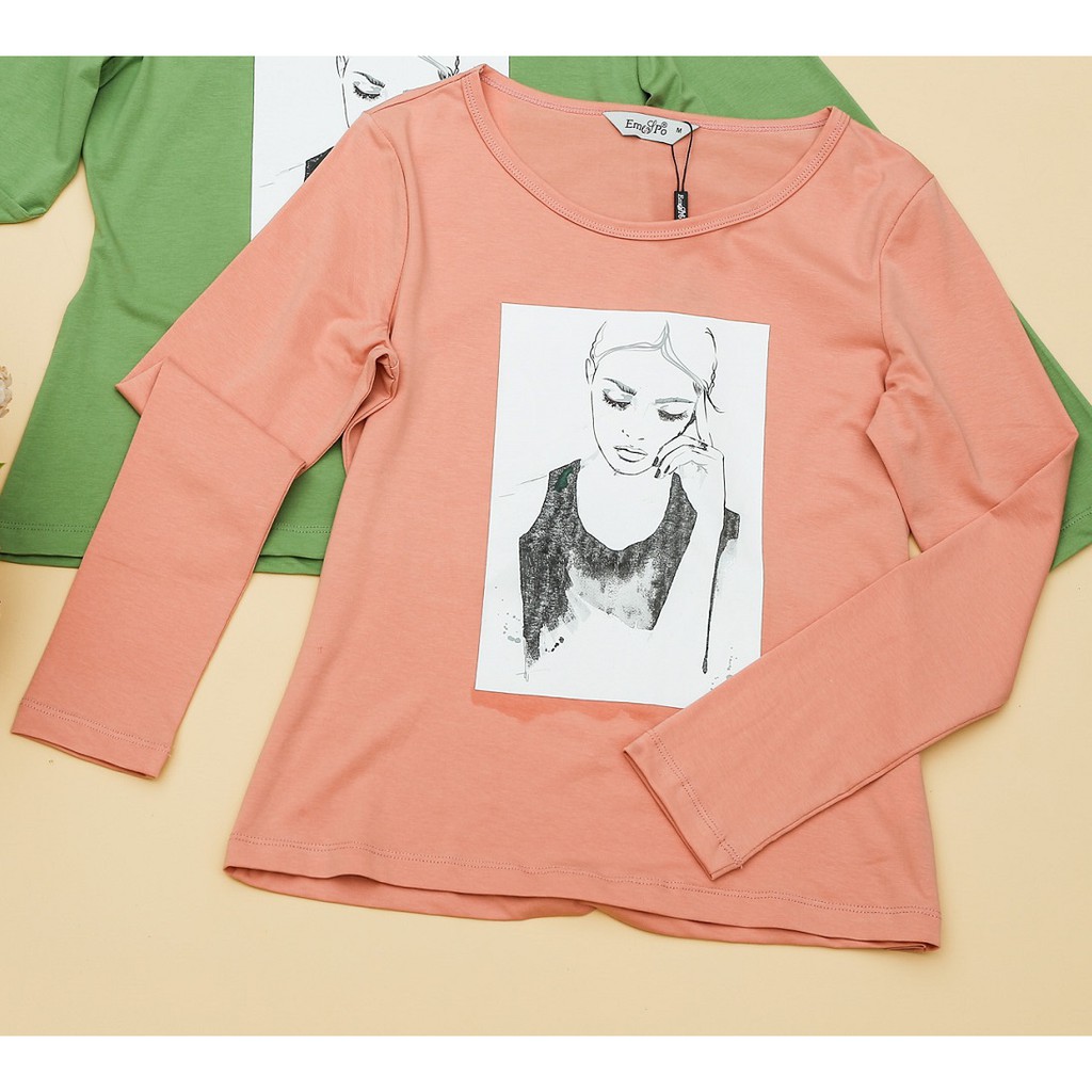 Áo thun dài tay Emspo ATL0184 (Hồng , Xanh)