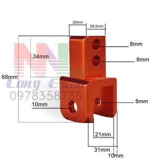 nâng giảm xóc CNC (1 chiếc kèm ốc )