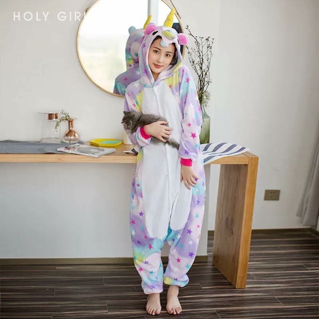 Bộ Đồ Thú Unicorn Star ❤️ FREESHIP ❤️ Bộ đồ thú Unicorn Sao Người lớn - Hàng Cao Cấp