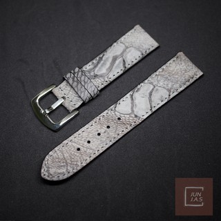 Dây Đồng Hồ Da Đà Điểu Thật 100% (Ghi)