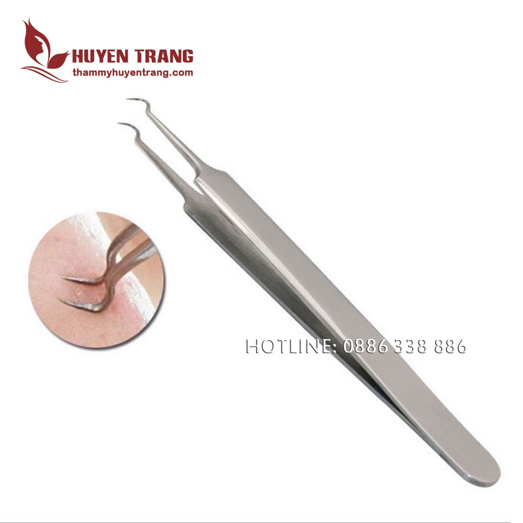 Bộ Dụng Cụ Nặn Mụn 5 Món: 3 Nhíp Lấy Mụn Và 2 Que Nặn Mụn Cao Cấp Không Gỉ - Thẩm Mỹ Huyền Trang | BigBuy360 - bigbuy360.vn