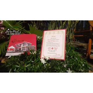 50 - 100 bộ thiệp tân gia cao cấp (giấy lụa)