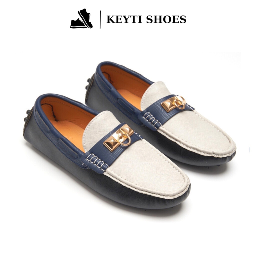 Giày lười nam cao cấp kiểu dáng trẻ trung, đế may chắc chắn- mã HM01