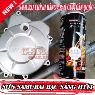 SƠN SAMURAI MÀU BẠC SÁNG H111