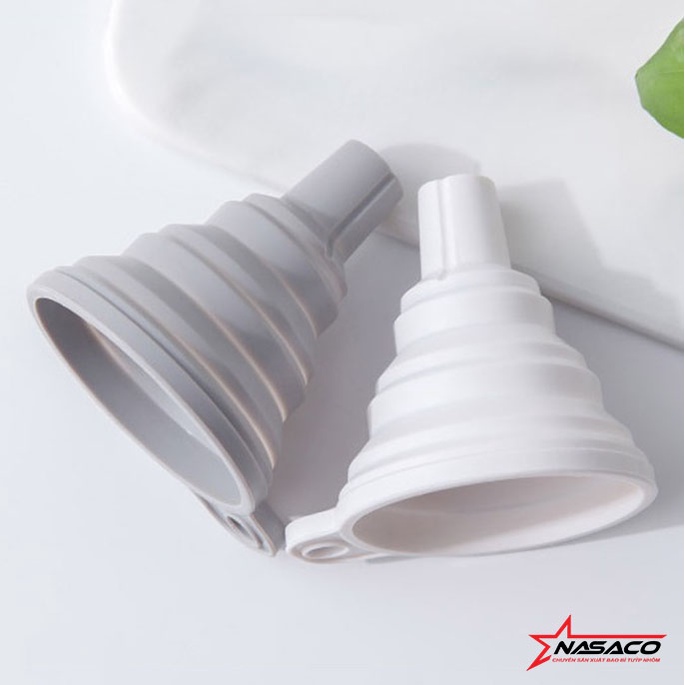 Phễu Silicon Gấp Gọn Đàn Hồi Tiện Dụng - Phễu Mini Chiết Chất Lỏng/ Mỹ Phẩm / Nước Hoa / Dầu Ăn / Gia Vị