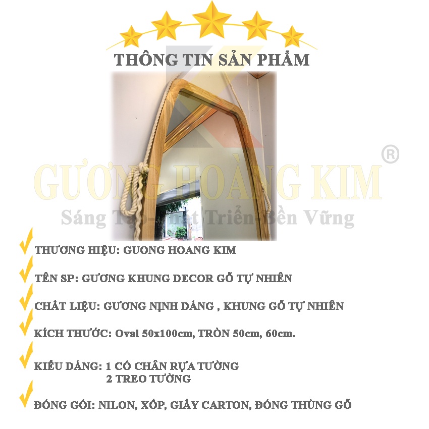 Gương treo tường để bàn trang điểm makeup, gương decor nội thất spa, tiệm nail guonghoangkim mirror GK-0003