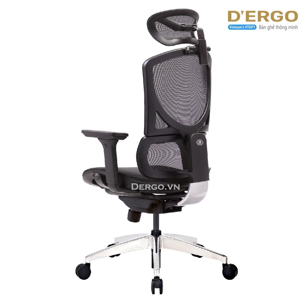 Ghế Công thái học Ergonomic GTChair I-see M (Medium - Black)